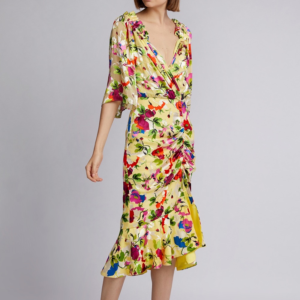 Saloni | Olivia Midi Dress